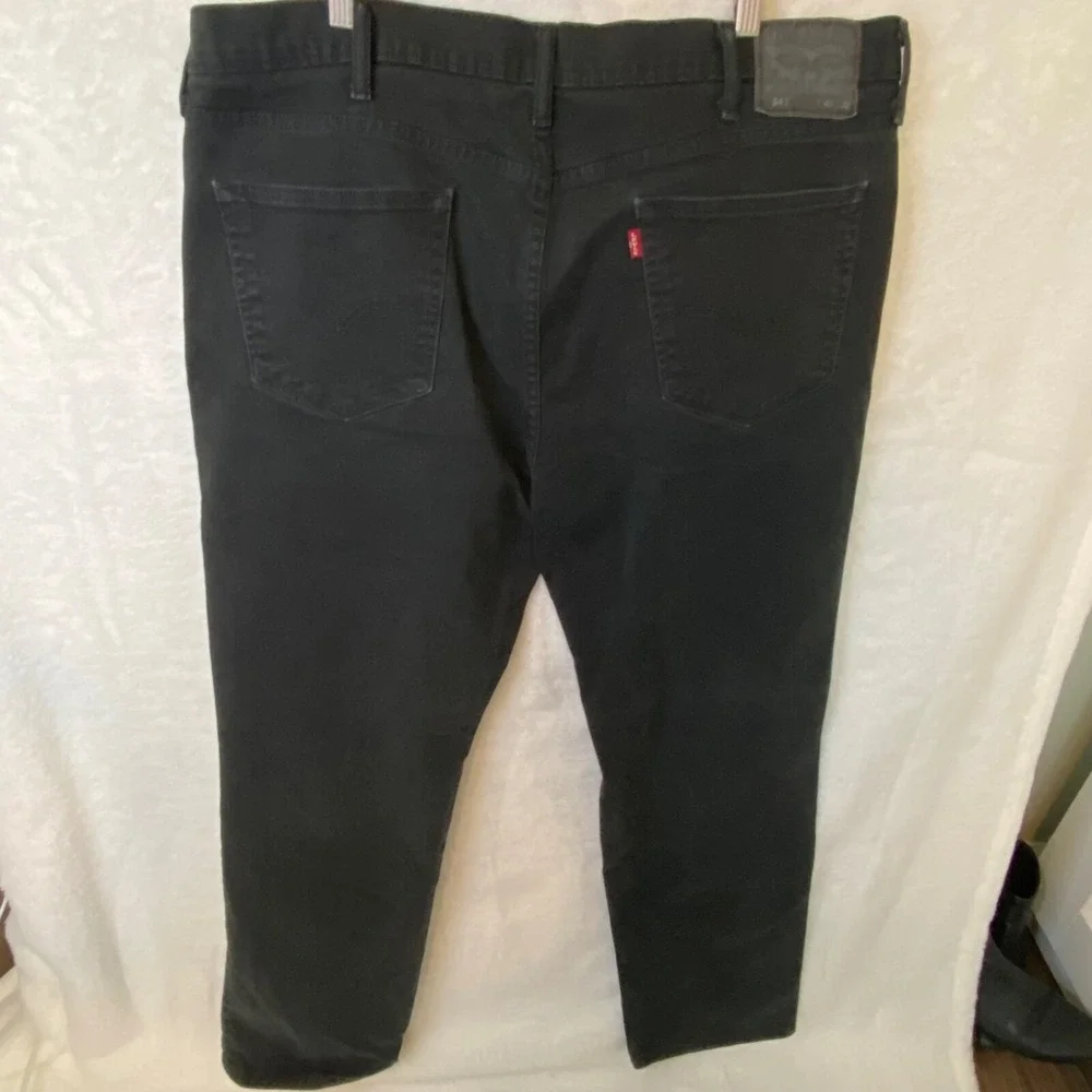 Levis 541 Mens 40 x 32 Black denim Jeans‎ Straight leg